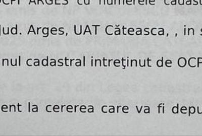 Teren de 2200 mp, în Căteasca - 2