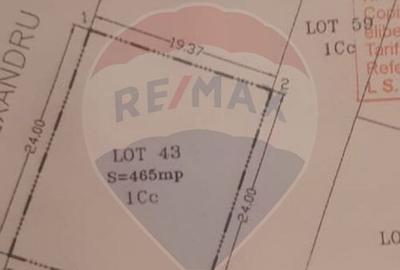 Teren de 465 mp, în Tunari