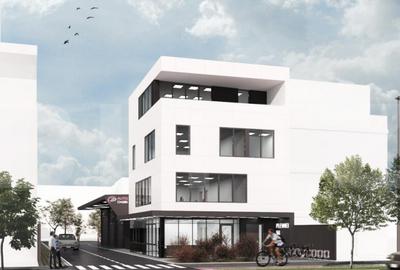 Teren 1070mp,cu AC pentru imobil de birouri si functiuni cv - 3