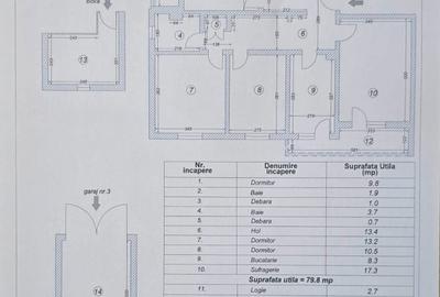Apartament cu 4 camere decomandat în Tomis I - 1
