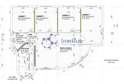Birou, de 281.10000610352 mp, în Tudor Vladimirescu - 6