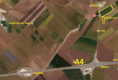 Teren intravilan 44700 mp - Ideal parc logistic, showroom sau depozit, Constanța - 9