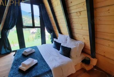 Cabana A Frame 115mp utili, Teren 3450mp, Coada Lacului Colibita - 10