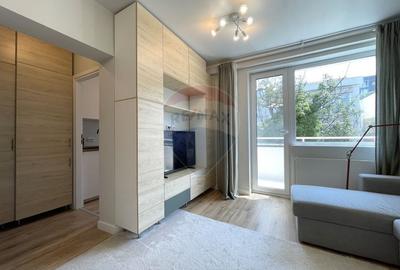 Apartament cu 2 camere semidecomandat, mobilat în Floreasca