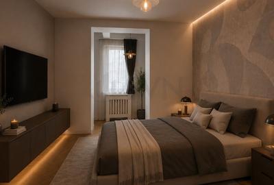 Apartament cu 3 camere semidecomandat, mobilat în Aviatorilor - 2