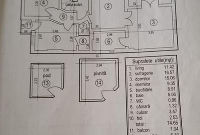APARTAMENT IN VILA || INTRARE SEPARATA || VICTORIEI - PETRU RARES - 15