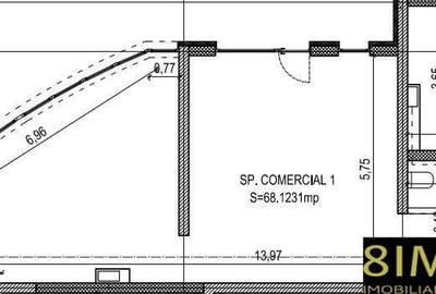Spațiu comercial, 150 mp în Central - 3