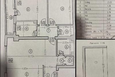 Apartament cu 3 camere decomandat în Central - 8
