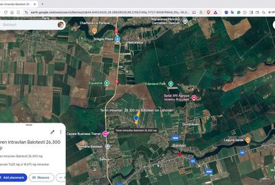 Teren intravilan 26.300 mp Saftica Balotesti - PUZ în lucru - 14