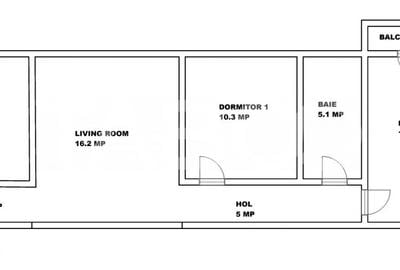 Apartament cu 3 camere semidecomandat, mobilat în Mihai Viteazul - 3