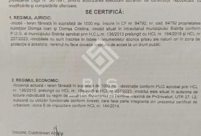 Teren 1000 mp Zona Exclusiva P+2 str. Vulturilor - 9