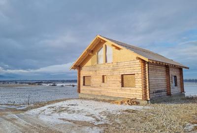 Cabana din bușteni la rosu pe teren 722 mp, Bod COMISION 0 - 1