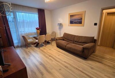Apartament cu 2 camere semidecomandat, mobilat în Băneasa
