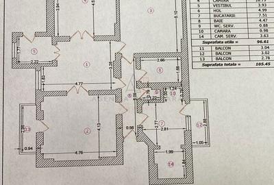 Apartament cu 3 camere decomandat în Rudului - 2
