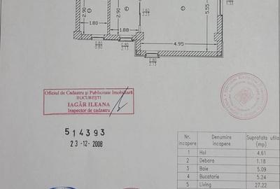 Garsonieră semidecomandată în Băneasa