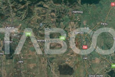 Teren intravilan 4332 mp cu utilitati front stradal 143m Sat