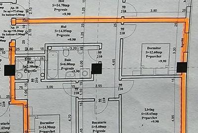 Apartament cu 3 camere decomandat, mobilat în Valea Lupului - 10
