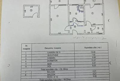 Apartament cu 2 camere decomandat în Ultracentral