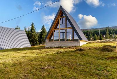 Cabana A-Frame, semifinisata, Smida - 2
