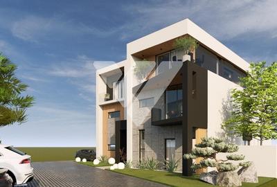 Apartament de lux 115 mp utili 4 camere 4 bai curte privata 200 mp