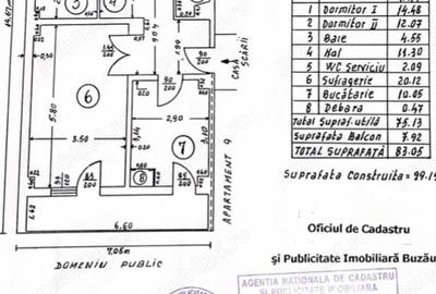 Apartament 3 camere decomandat 83 mp utili Apartament 3 camere decomandat 83 mp utili - 2