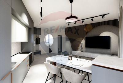 Apartament cu 3 camere semidecomandat în Central