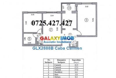 Apartament cu 3 camere semidecomandat, mobilat în Rahova - 16