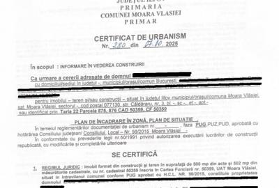 Teren situat la 30Km de Bucuresti, in centrul comunei Moara Vlasiei - 4