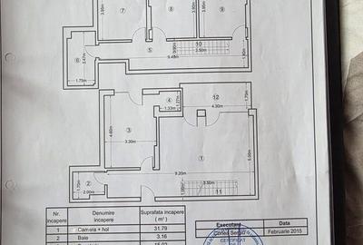 Apartament cu 4 camere, mobilat în Central