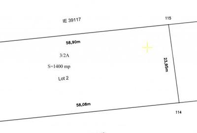 Teren de 1400 mp, în Central