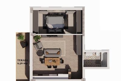 Apartament cu 2 camere semidecomandat în Iris - 2