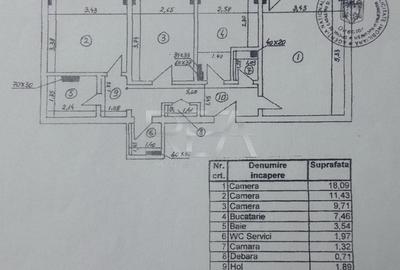 Apartament cu 3 camere decomandat, mobilat în Drumul Taberei - 12