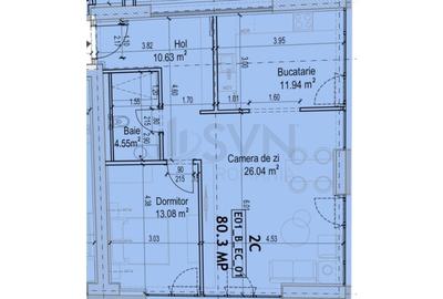 Apartament cu 2 camere decomandat în Lacul Tei - 8