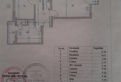 Apartament cu 4 camere decomandat în Berceni