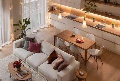 Apartament cu 2 camere decomandat în Popești-Leordeni