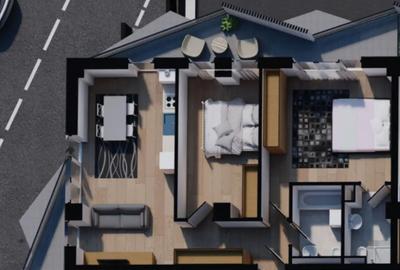 Apartament cu 3 camere decomandat în Progresul - 5