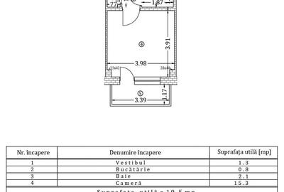 Garsonieră în Domenii - 6