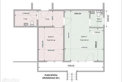 Spațiu comercial, de 24 mp, în Florești - 1