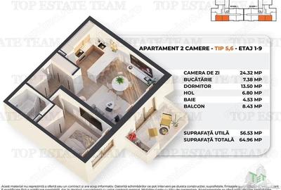Apartament cu 2 camere în Alexandriei - 14