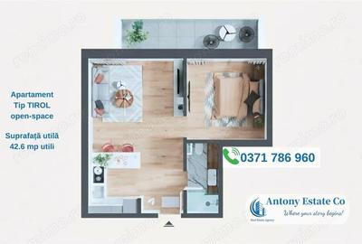 Apartament cu 2 camere decomandat în Iosia - 2