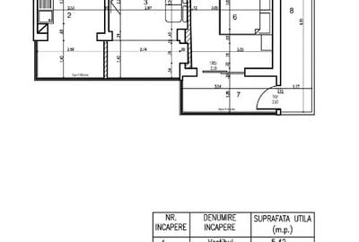 Garsoniera 45mp recompartimentata in 2 camere - parcul Tei - renovat - mobilat - 2