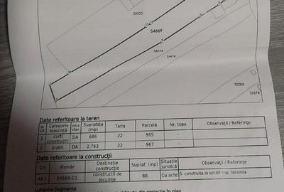 Teren de 3500 mp, în Brădăcești - 1