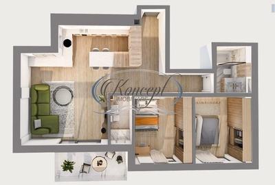 Apartament nou in zona Semicentrala
