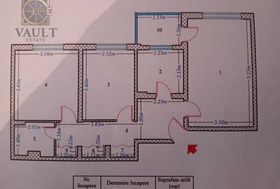 Apartament cu 3 camere decomandat, mobilat în Sălăjan - 8
