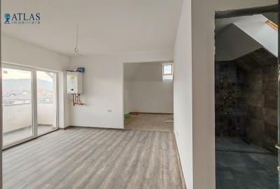 Garsonieră deosebita la mansarda, 34 mp, terasa, parcare, panorama Piatra Mare - 3