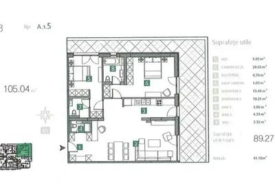 Apartament Lux 3 Camere I Vedere Lac I Metrou Straulesti - 6
