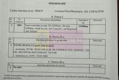 Teren agricol extravilan de 16300 mp, în Mogoșești - 2