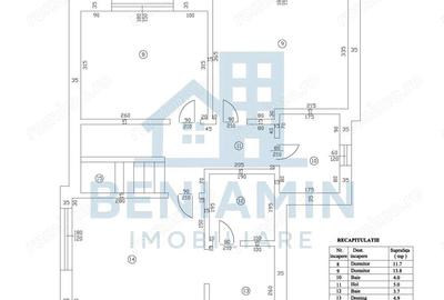 Casa P+1 Living-Bucatarie-3 Dormitoare-Toate utilitatile-Disponibila - 9