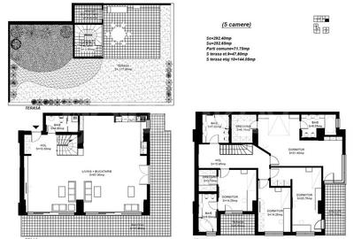 Apartament duplex penthouse cu 5 camere | 191mp terasa | vedere libera - 17