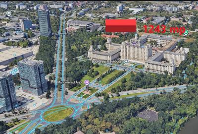 Teren Construcții intravilan de 1243 mp, în P-ta Presei Libere - 1